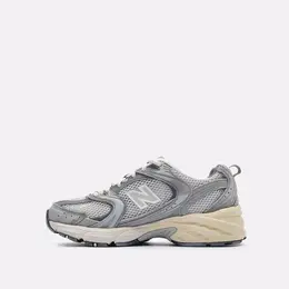 New Balance: Серебристые кроссовки  530