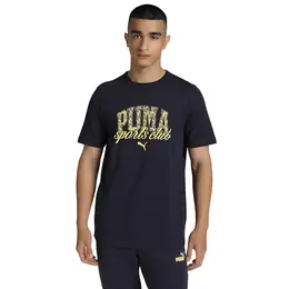PUMA: Синяя футболка 