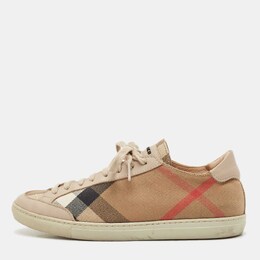 Burberry: Бежевые кроссовки 