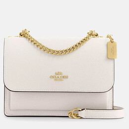 Coach: Коричневая сумка через плечо 