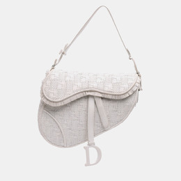 Dior: Белая сумка 