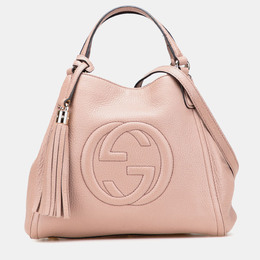 Gucci: Розовая сумка  Soho
