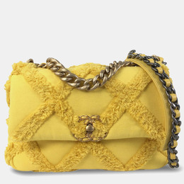 Chanel: Жёлтая сумка 
