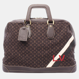 Louis Vuitton: Коричневая дорожная сумка 