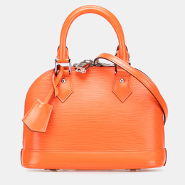 Louis Vuitton: Оранжевая сумка  Alma BB