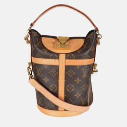 Louis Vuitton: Коричневая спортивная сумка 