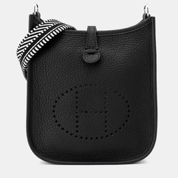 Hermes: Чёрная сумка через плечо 