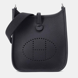 Hermes: Чёрная сумка через плечо 