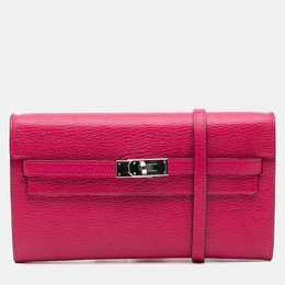 Hermes: Розовый кошелёк  Kelly