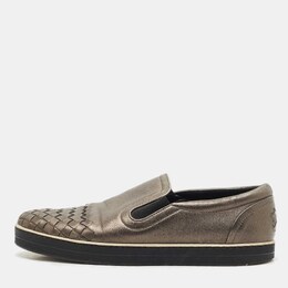 Bottega Veneta: Мокасины  Intrecciato