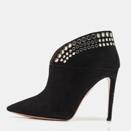 Aquazzura: Чёрные ботинки 