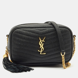 Saint Laurent Paris: Чёрная сумка  Lou