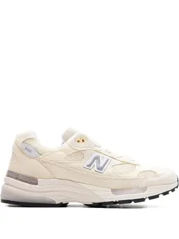 New Balance: Белые кроссовки  992