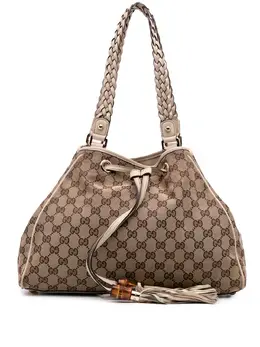 Gucci Pre-Owned: Коричневая сумка-шоппер 