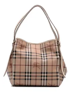 Burberry Pre-Owned: Коричневая сумка-шоппер 