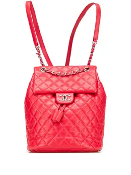 CHANEL Pre-Owned: Красный рюкзак 