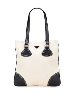 Prada Pre-Owned: Коричневая сумка-шоппер 