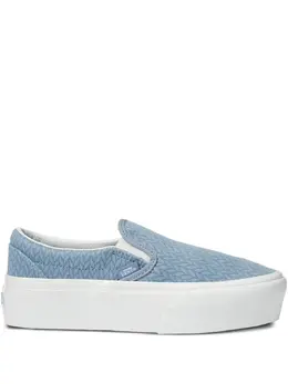 Vans: Светлые мокасины 
