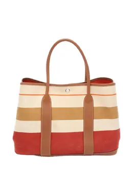 Hermès Pre-Owned: Сумка-шоппер в полоску 