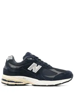 New Balance: Синие кроссовки 