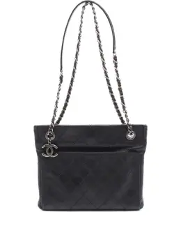 CHANEL Pre-Owned: Чёрная сумка 