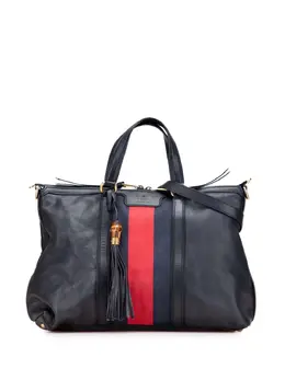 Gucci Pre-Owned: Чёрная сумка-шоппер 
