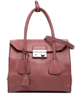 Prada Pre-Owned: Розовая сумка 
