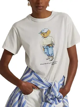 Polo Ralph Lauren: Белая футболка 