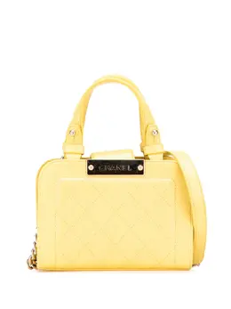CHANEL Pre-Owned: Жёлтая сумка-шоппер 