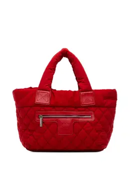 CHANEL Pre-Owned: Зелёная сумка-шоппер 