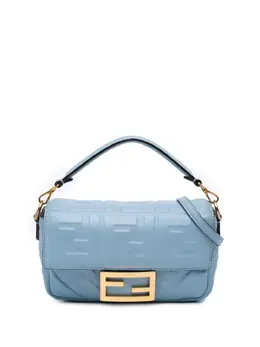 Fendi Pre-Owned: Голубая сумка 
