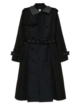 sacai: Чёрный плащ 