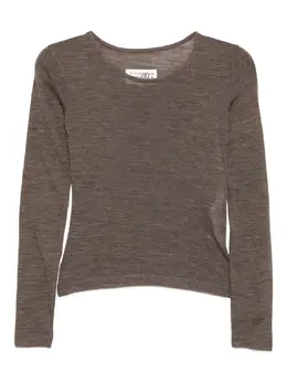 MM6 Maison Margiela: Футболка из шерсти 