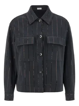Brunello Cucinelli: Рубашка с блёстками 