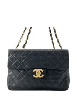 CHANEL Pre-Owned: Чёрная сумка 