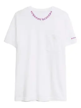 Chrome Hearts: Футболка с воротником 