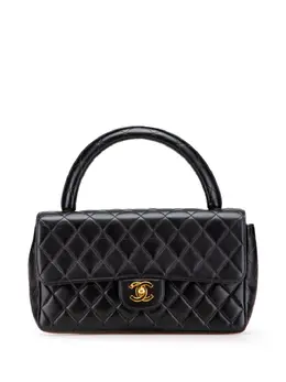 CHANEL Pre-Owned: Чёрная сумка 