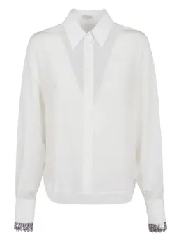 Brunello Cucinelli: Рубашка с блёстками 