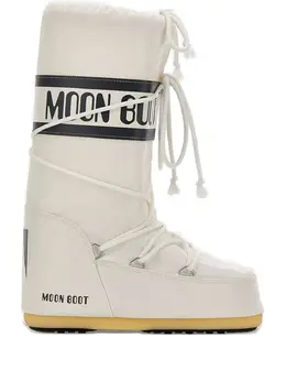 Moon Boot: Белые ботинки 