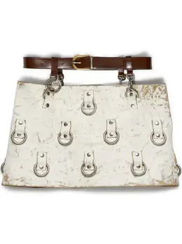 Prada: Кожаное кольцо 