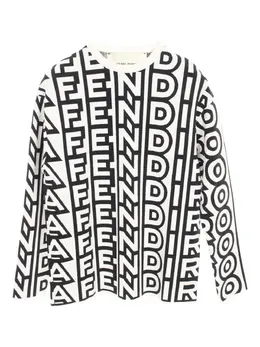 Fendi Pre-Owned: Белый свитер 