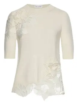 Oscar de la Renta: Гипюровый топ 