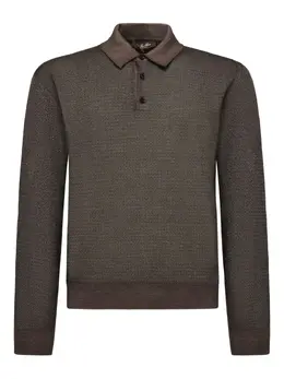 Loro Piana: Поло с длинным рукавом 