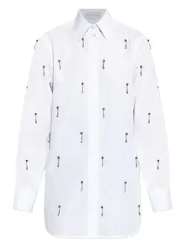 Stella McCartney: Рубашка со стразами 