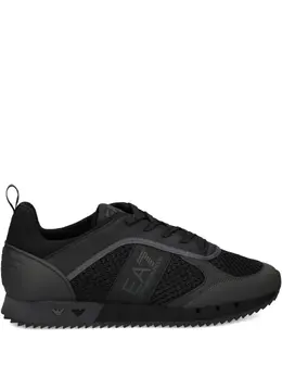 Ea7 Emporio Armani: Чёрные кроссовки 