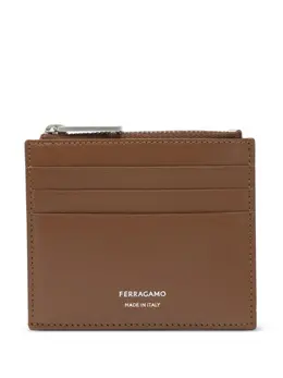 Ferragamo: Коричневый картхолдер 