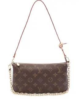 Louis Vuitton Pre-Owned: Коричневая сумка 