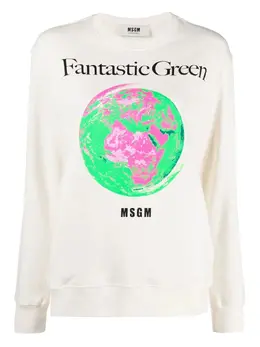 MSGM: Свитшот с принтом 