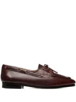 Bally: Бордовые мокасины 