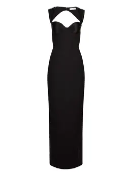 Nina Ricci: Атласное платье 